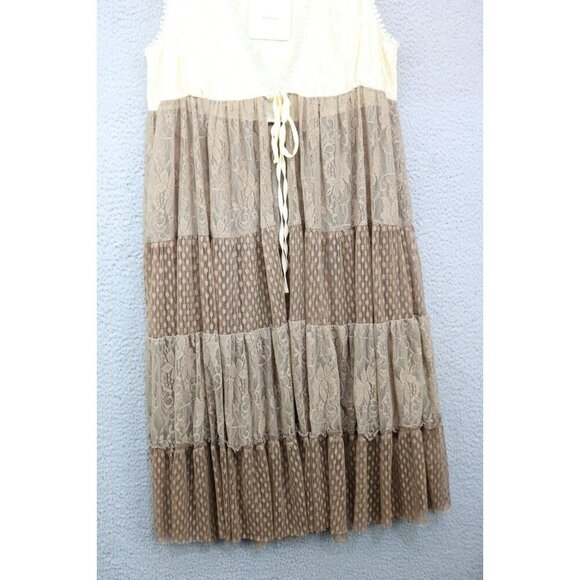 a'reve Anthropologie Lace Tiered Crocheted Trim Overlay-Size Medium - Picture 3 of 10